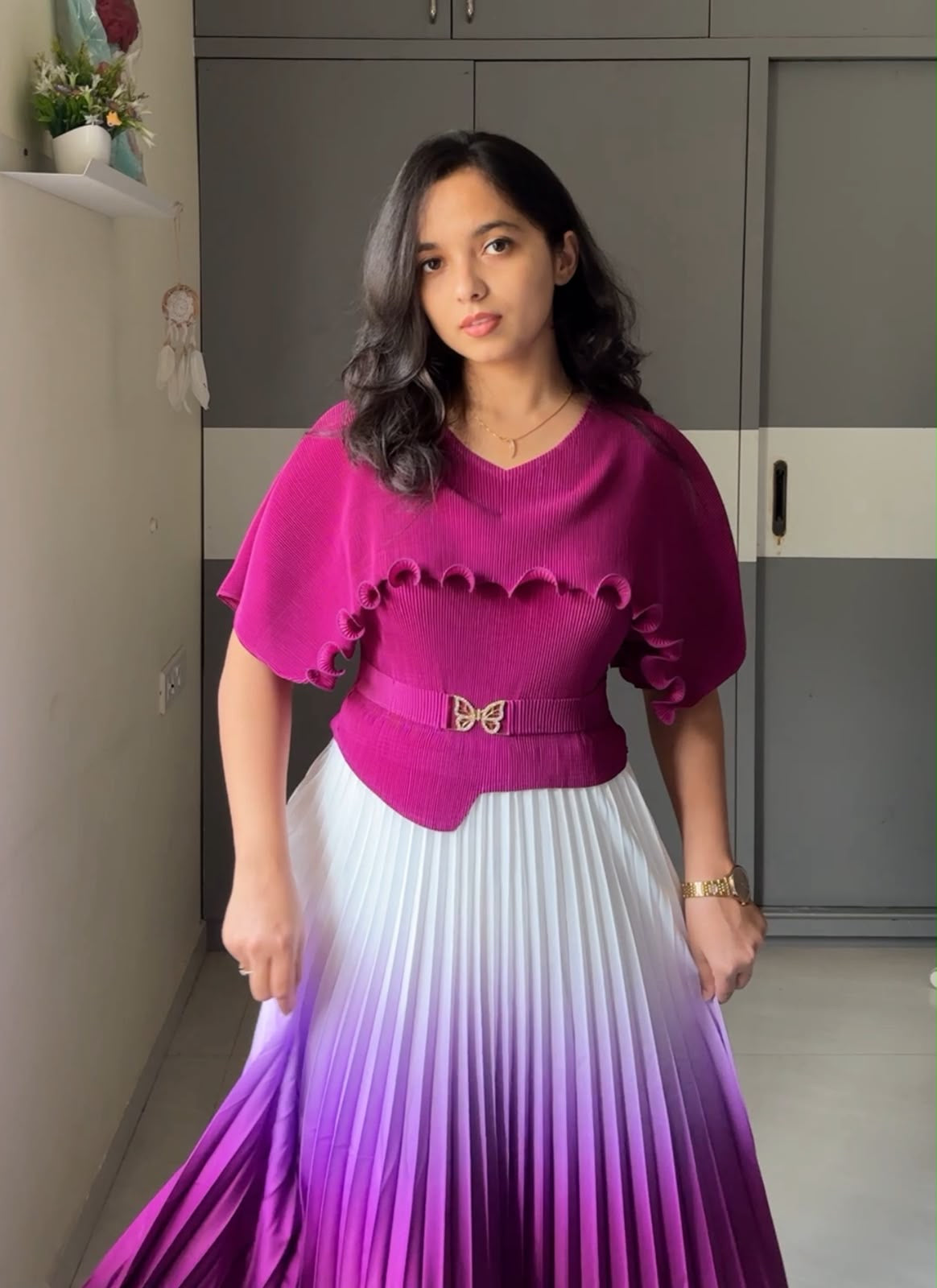 Kubi Exclusive Pleated Dress