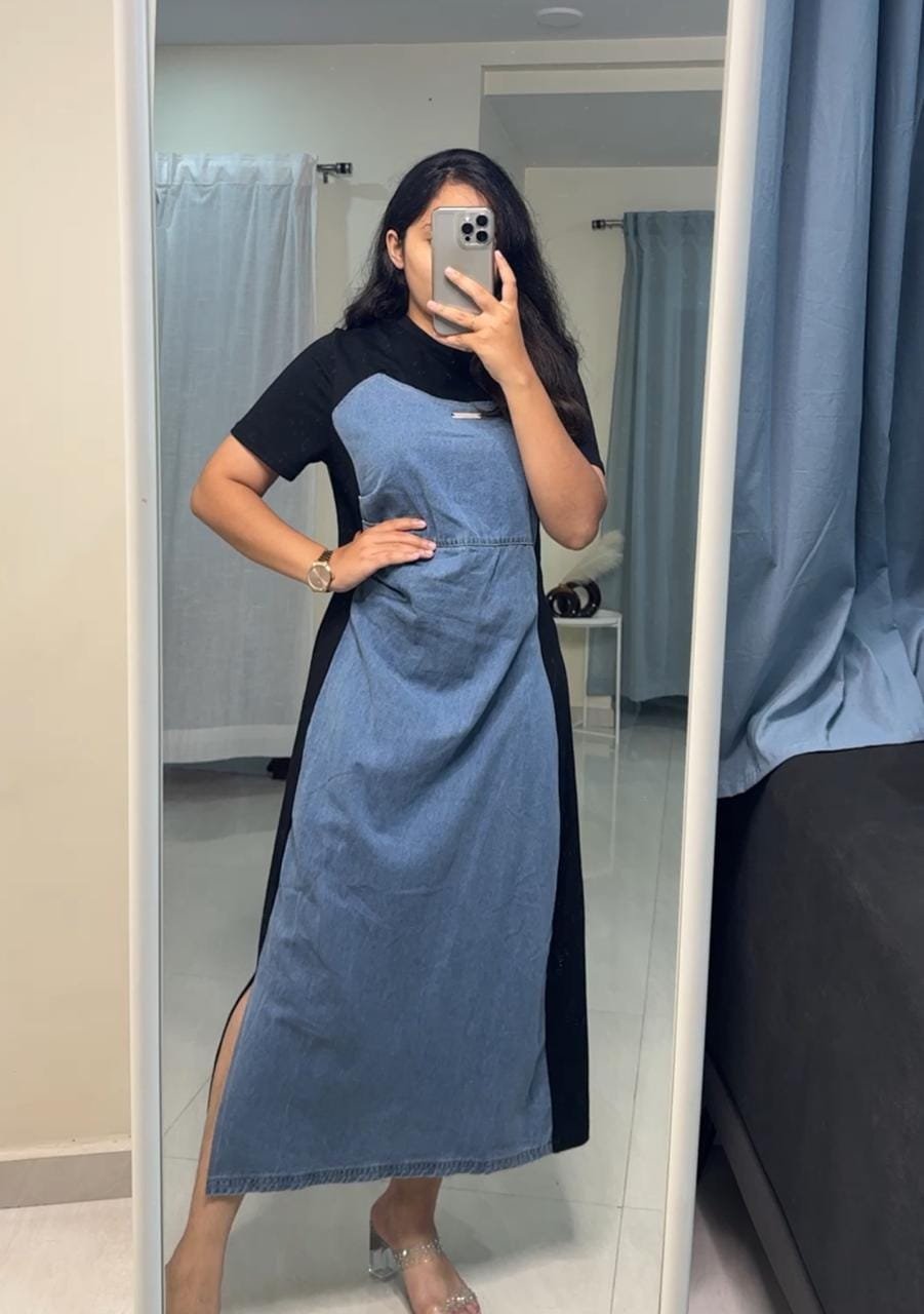 Misty Denim Dress - 3, M image
