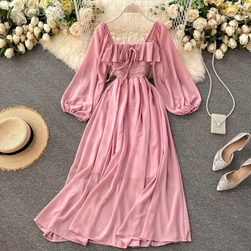 Zoe Bubble Sleeves Dress image 4