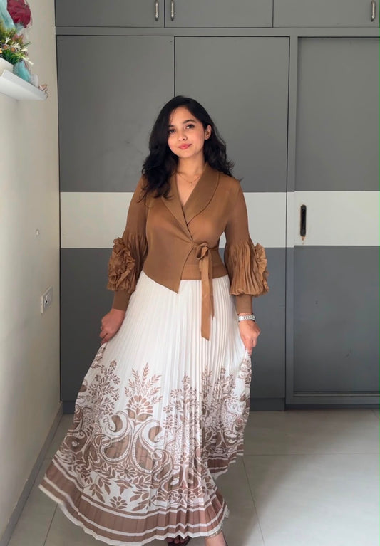 Nei Exclusive Pleated Dress