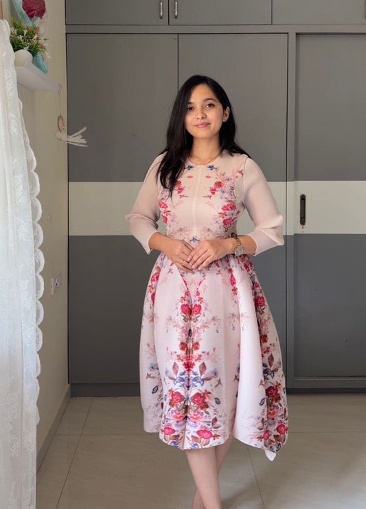 Shanaya Floral Pleated Dress