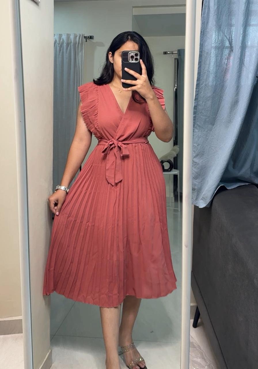 Callie Pleated Dress image 3