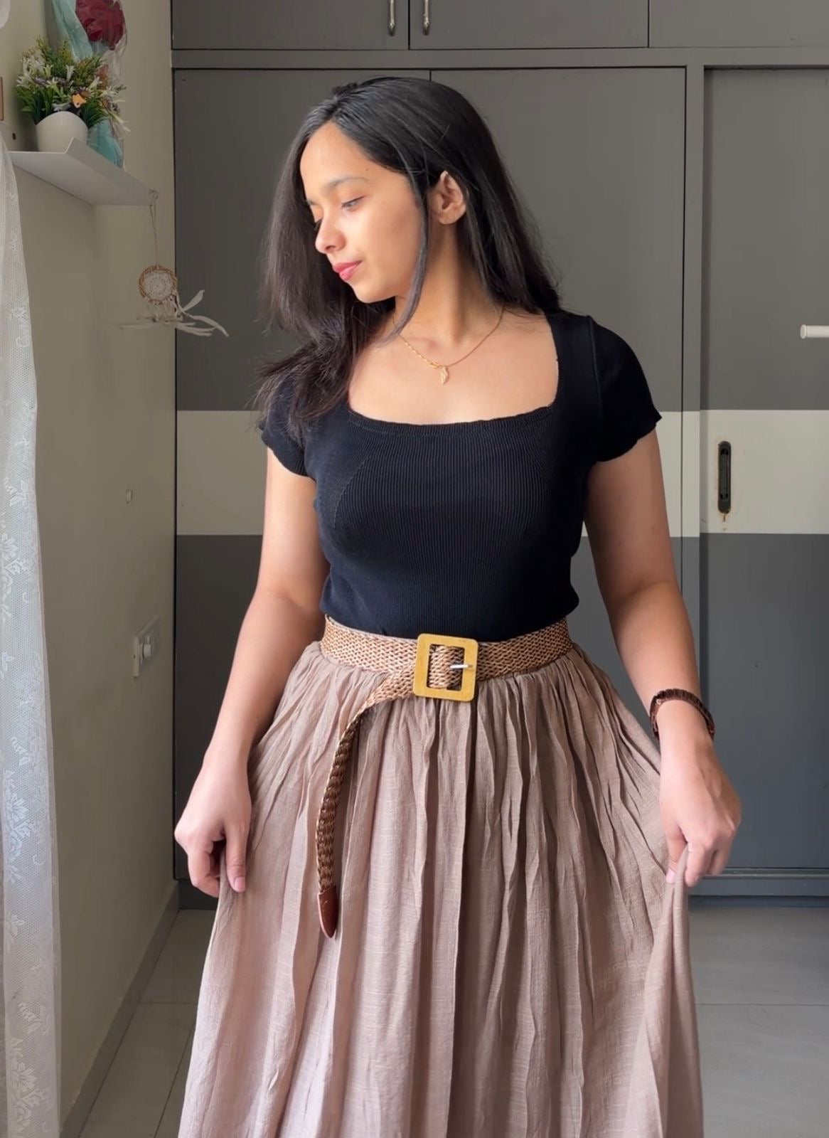 Neva Flared Maxi Skirts