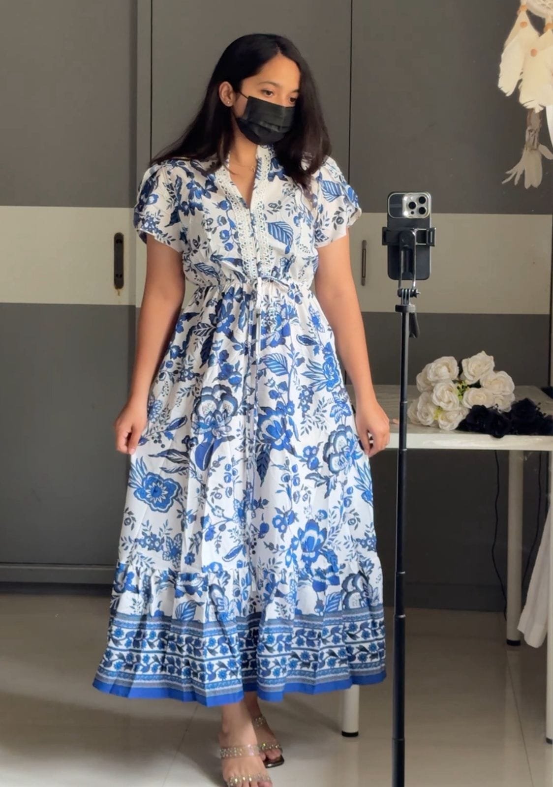 Natali Floral Printed Dress image 1