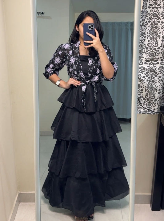 Afsa Floral Ruffle Co-Ords