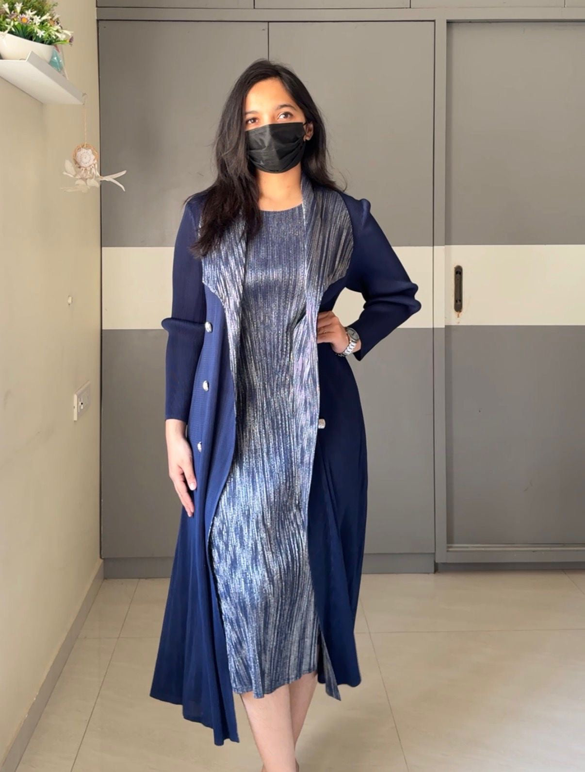 Mary Exclusive Pleated Dress