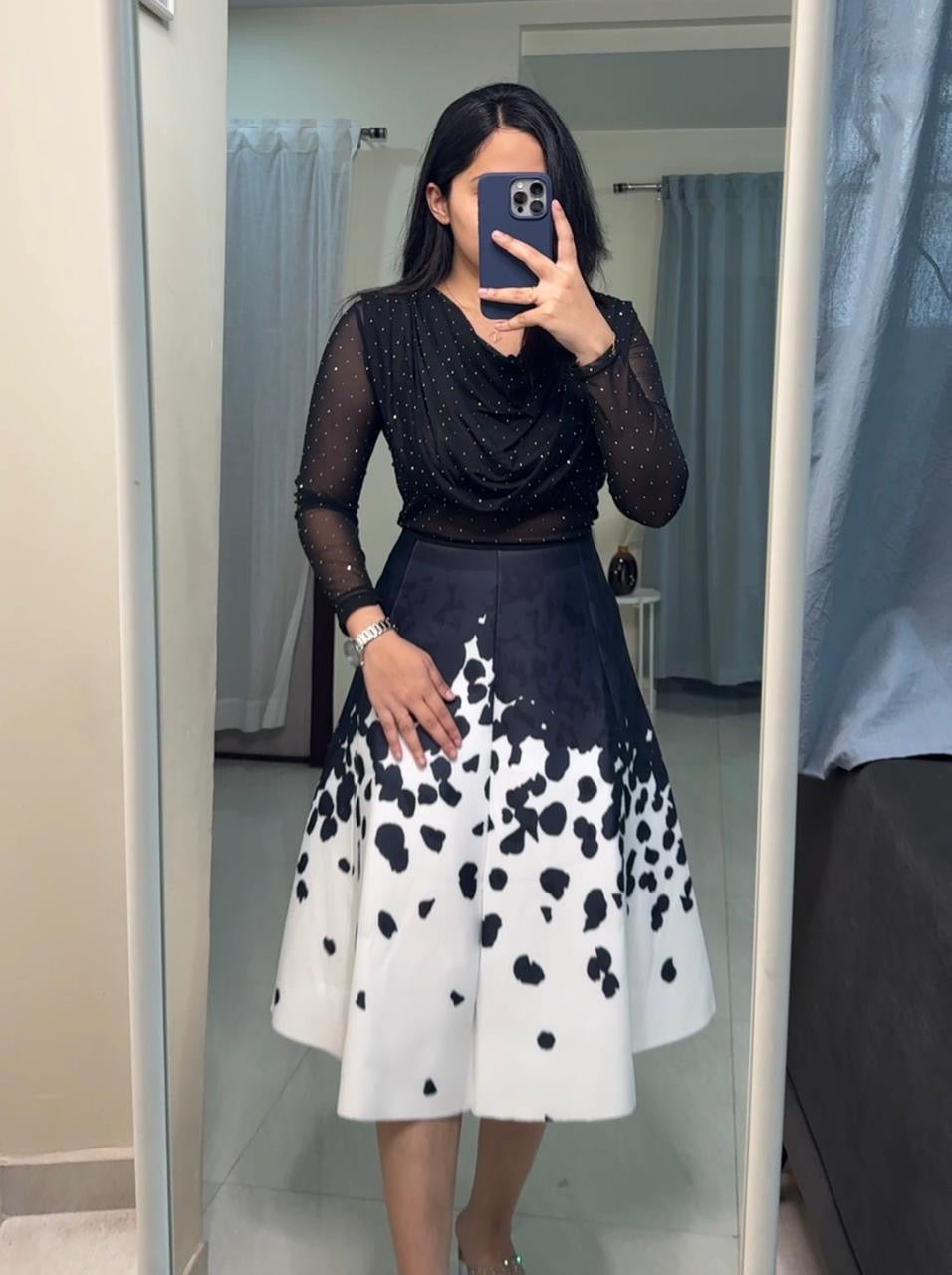 Smiti Printed Foam Skirts