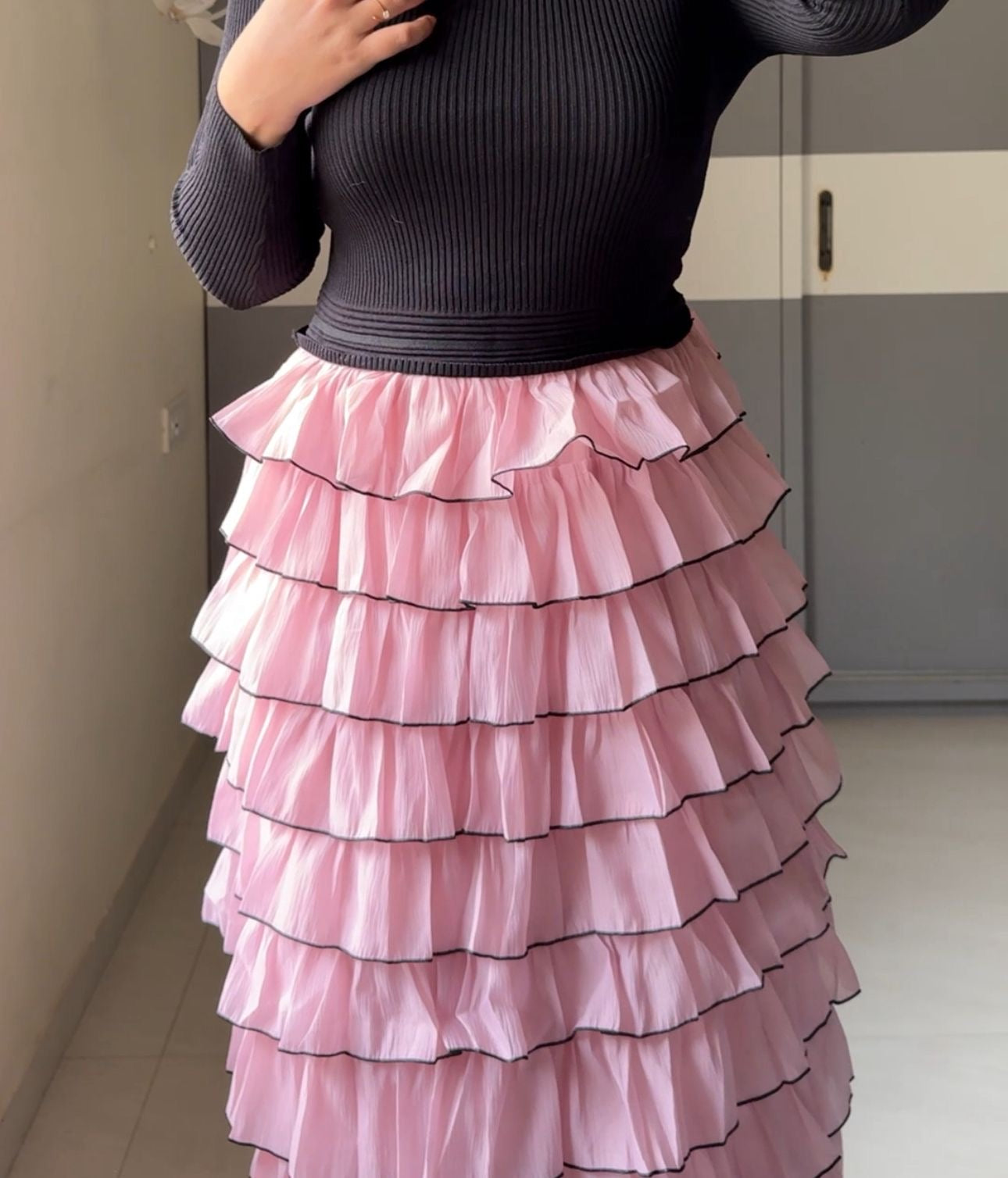 Saira Ruffle Dress
