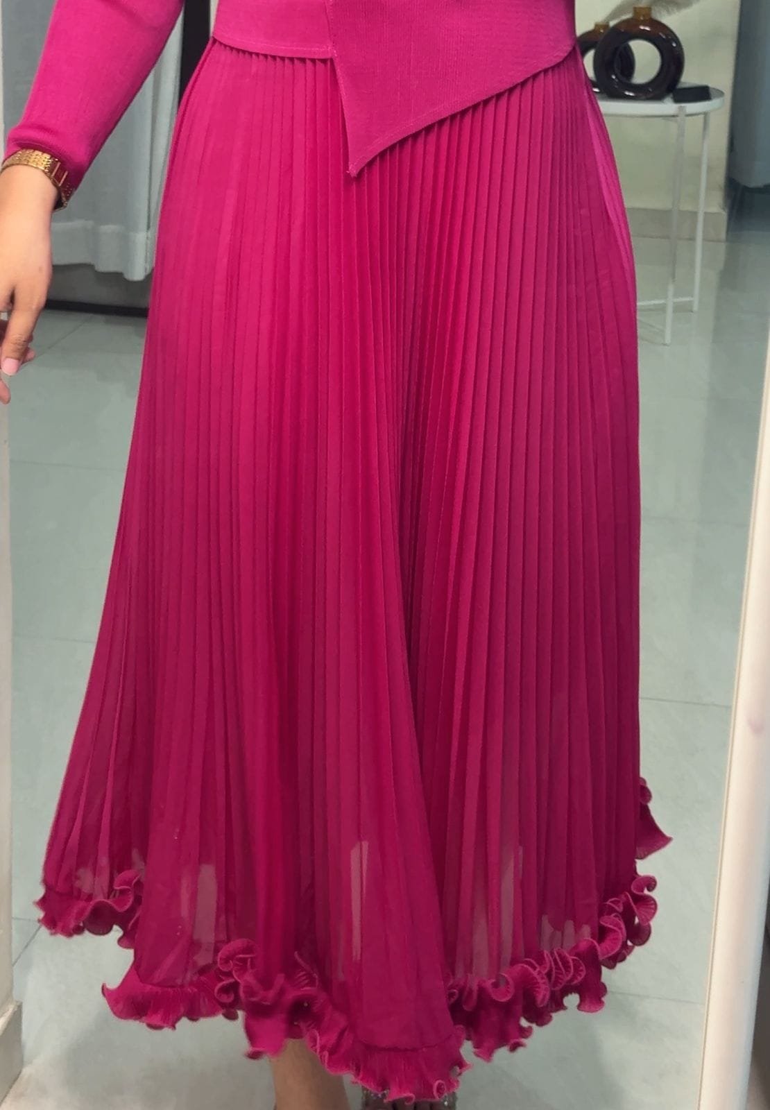 Selene Exclusive Pleated Dress image 3
