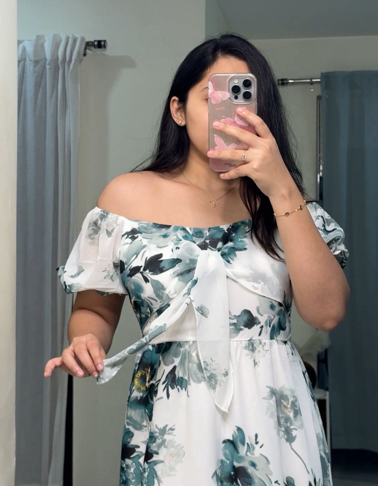 Alice Georgette Floral Printed Dress