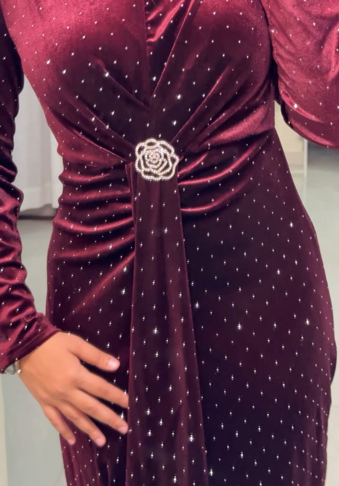 Louis Velvet Bodycon Dress