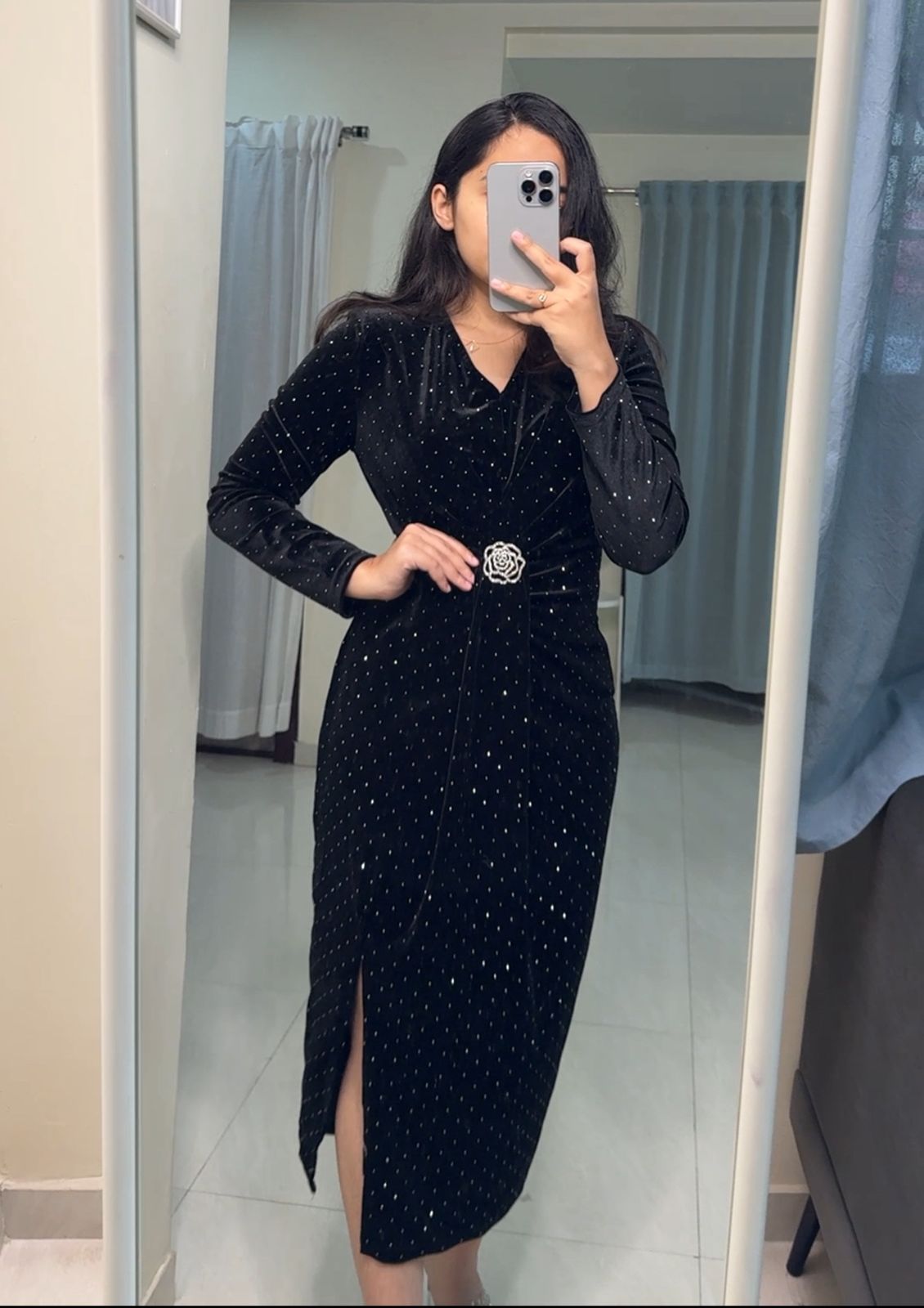 Louis Velvet Bodycon Dress
