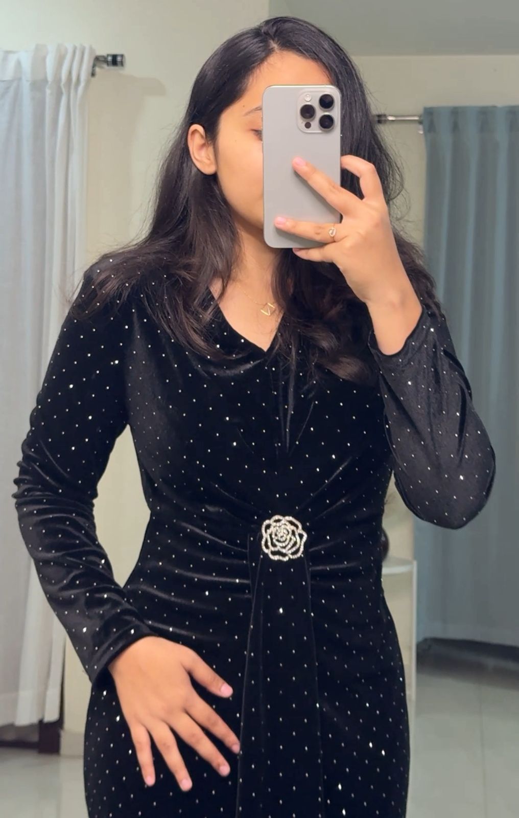 Louis Velvet Bodycon Dress