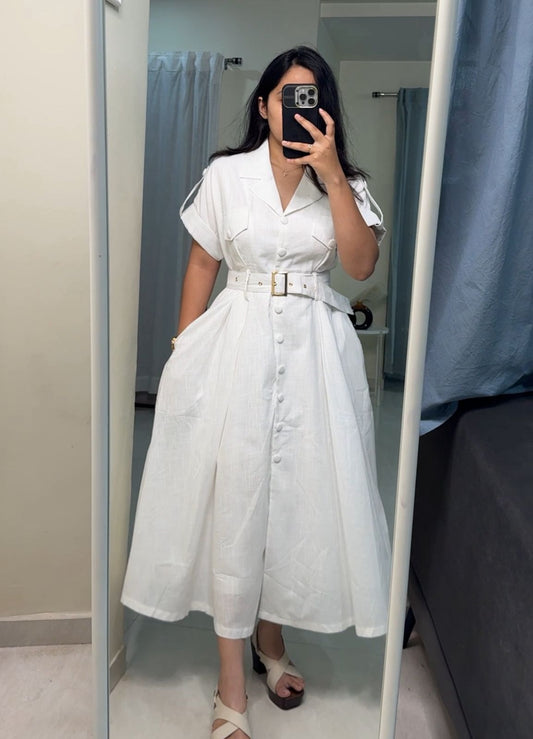 Stevie Button Down Dress