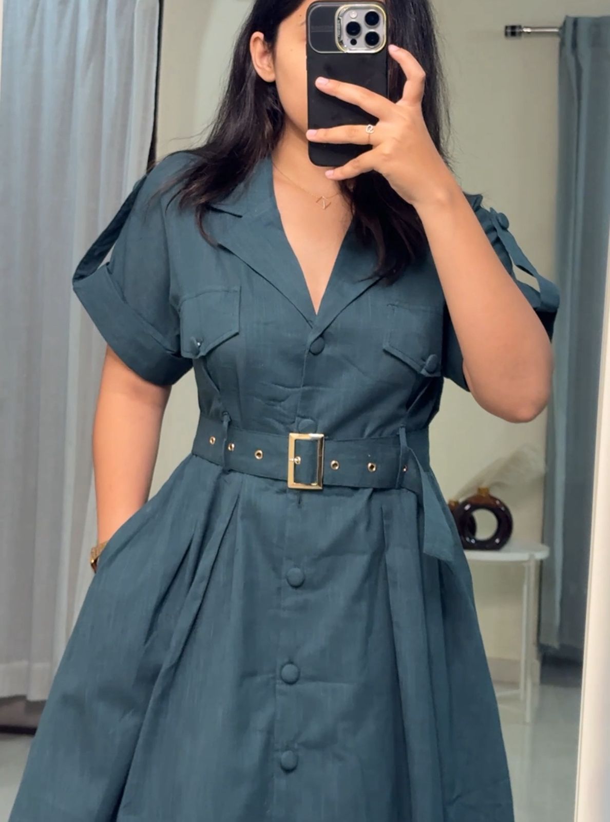 Stevie Button Down Dress