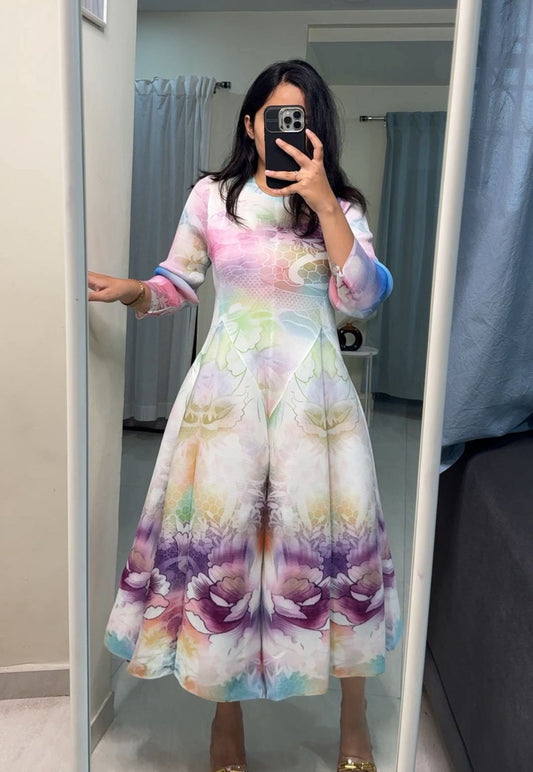 Cleo Micro-Pleated Dress