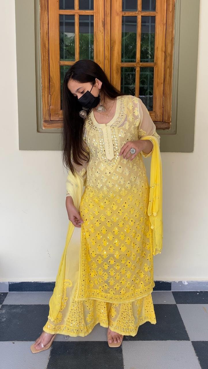Anika Chikankari Ombre Sets