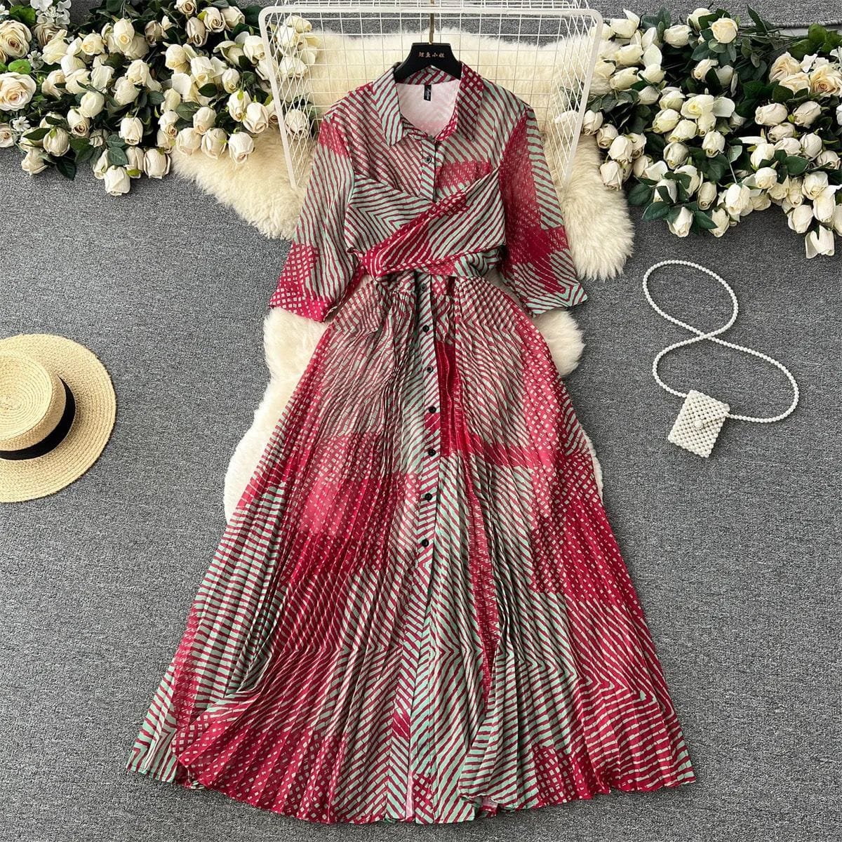 Zula Pleated Dress