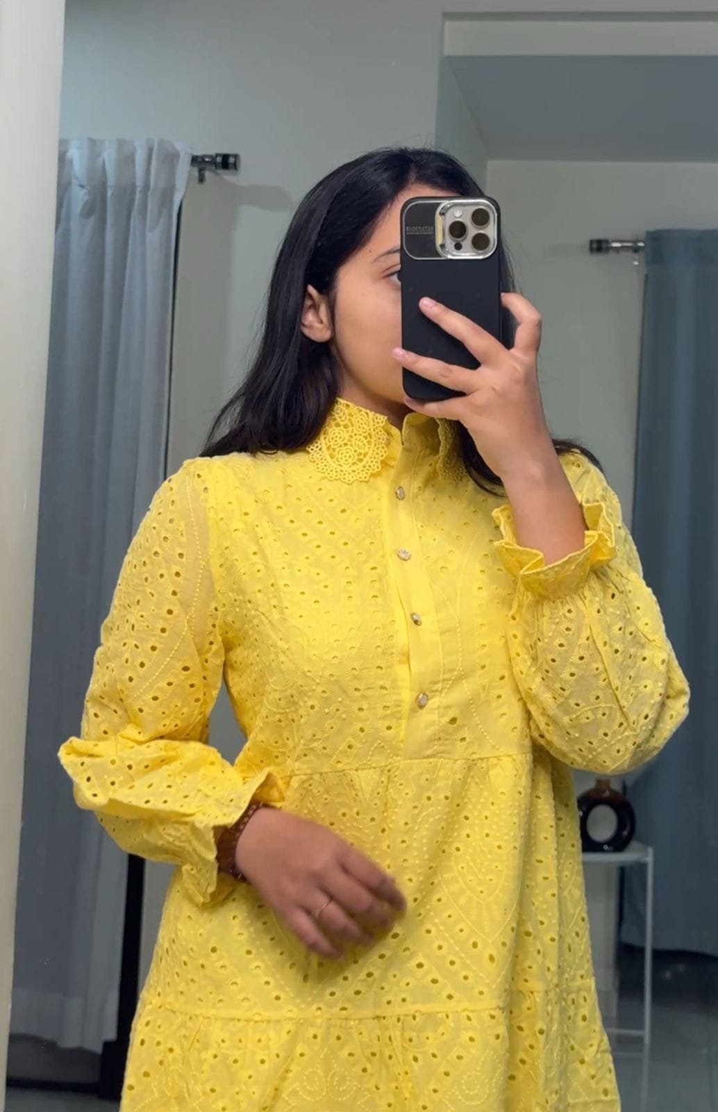 Xena Cotton Cutwork Dress