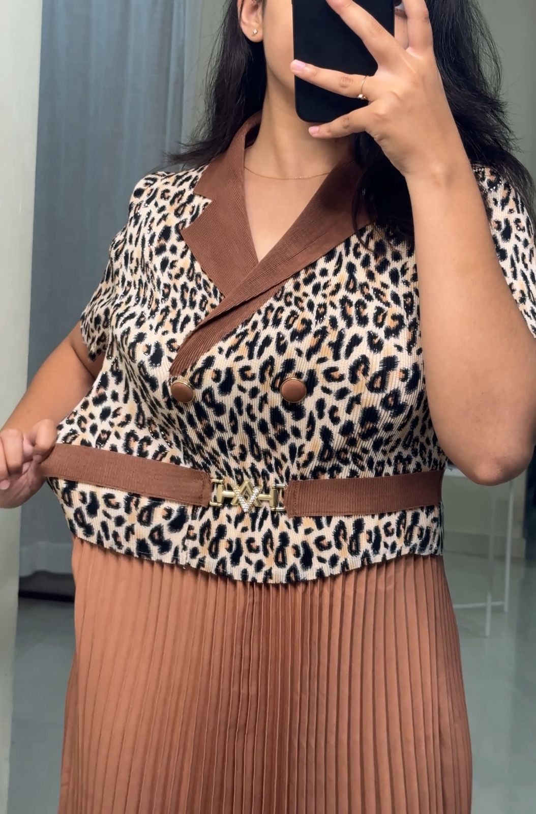 Karen Exclusive Pleated Dress