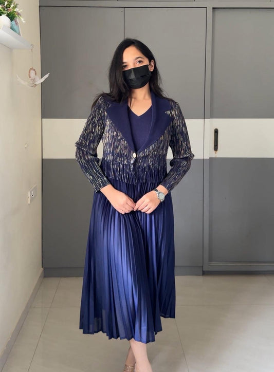 Tux Exclusive Pleated Dress