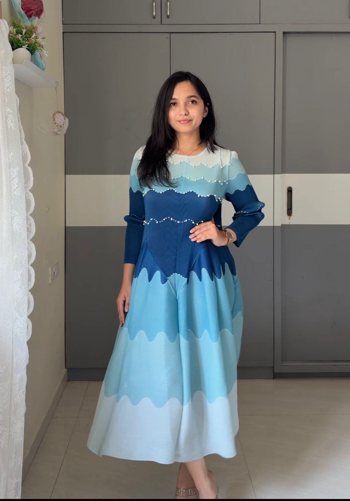 Dia Exclusive Pleated Dress