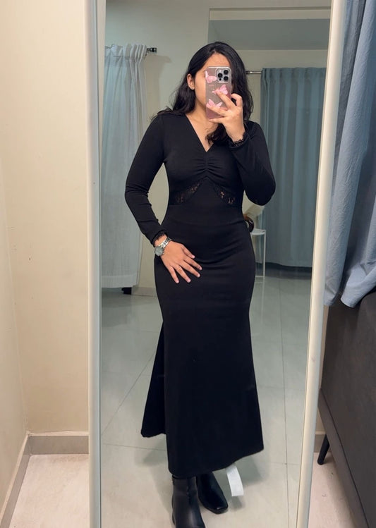 Boa Full Sleeves Dress