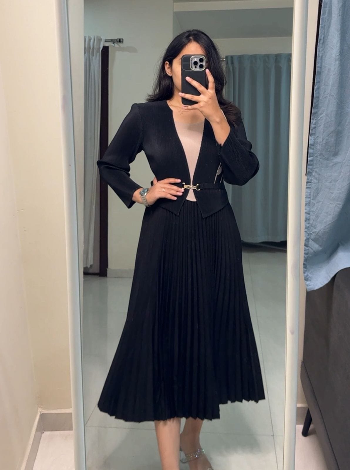 Olin Exclusive Pleated Dress image 2