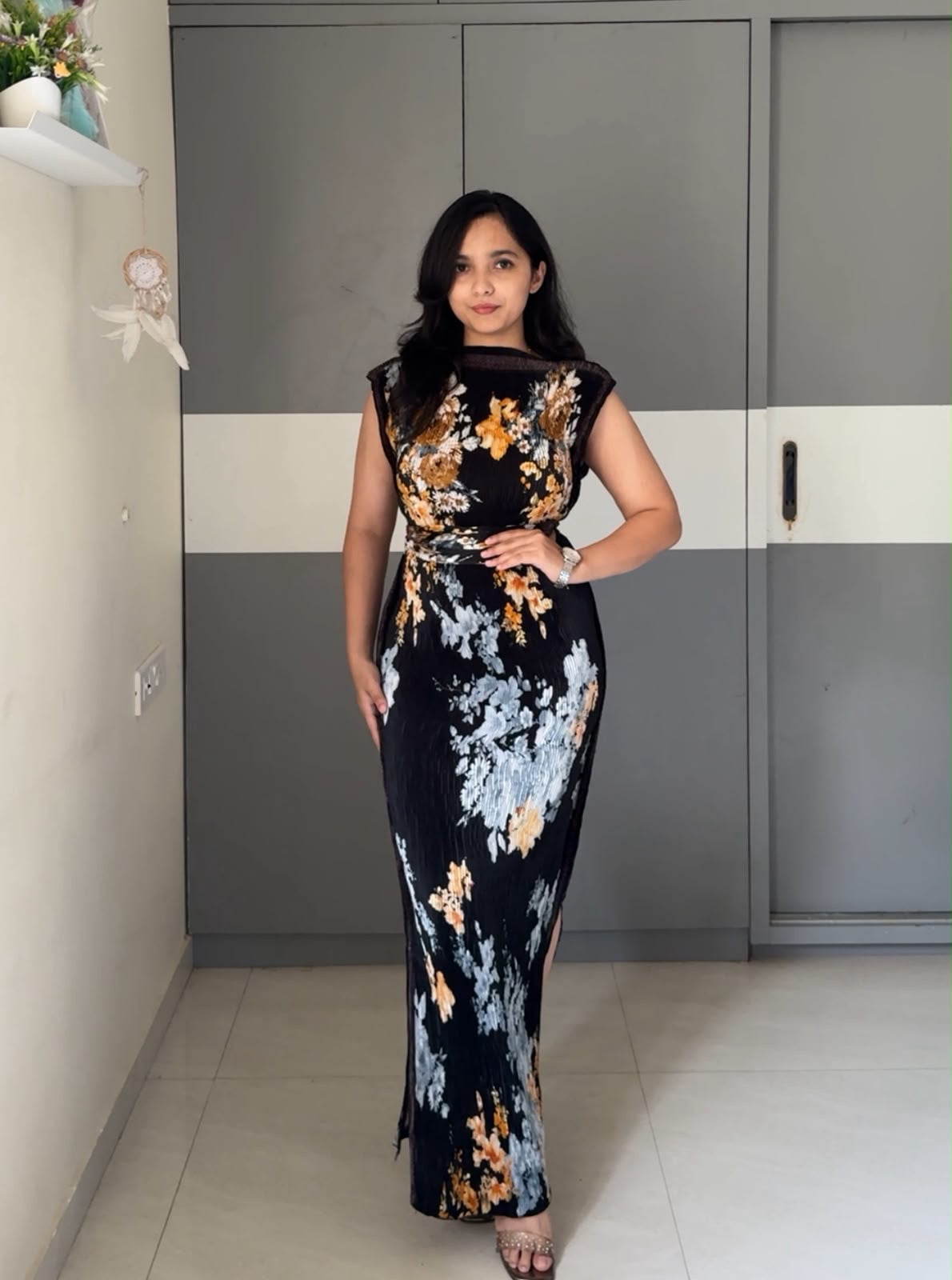 Hima Tie Up Maxi Dress 2