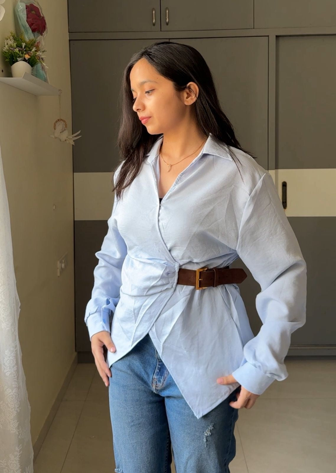 Bru Belt Tie Shirt