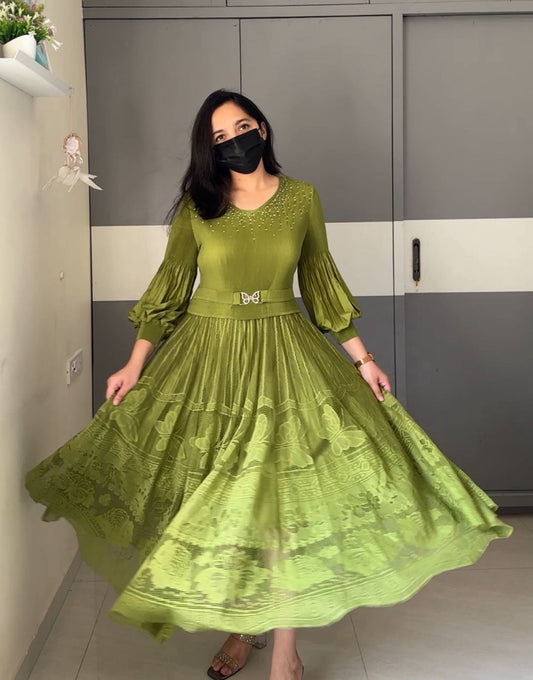 Sion Exclusive Pleated Dress