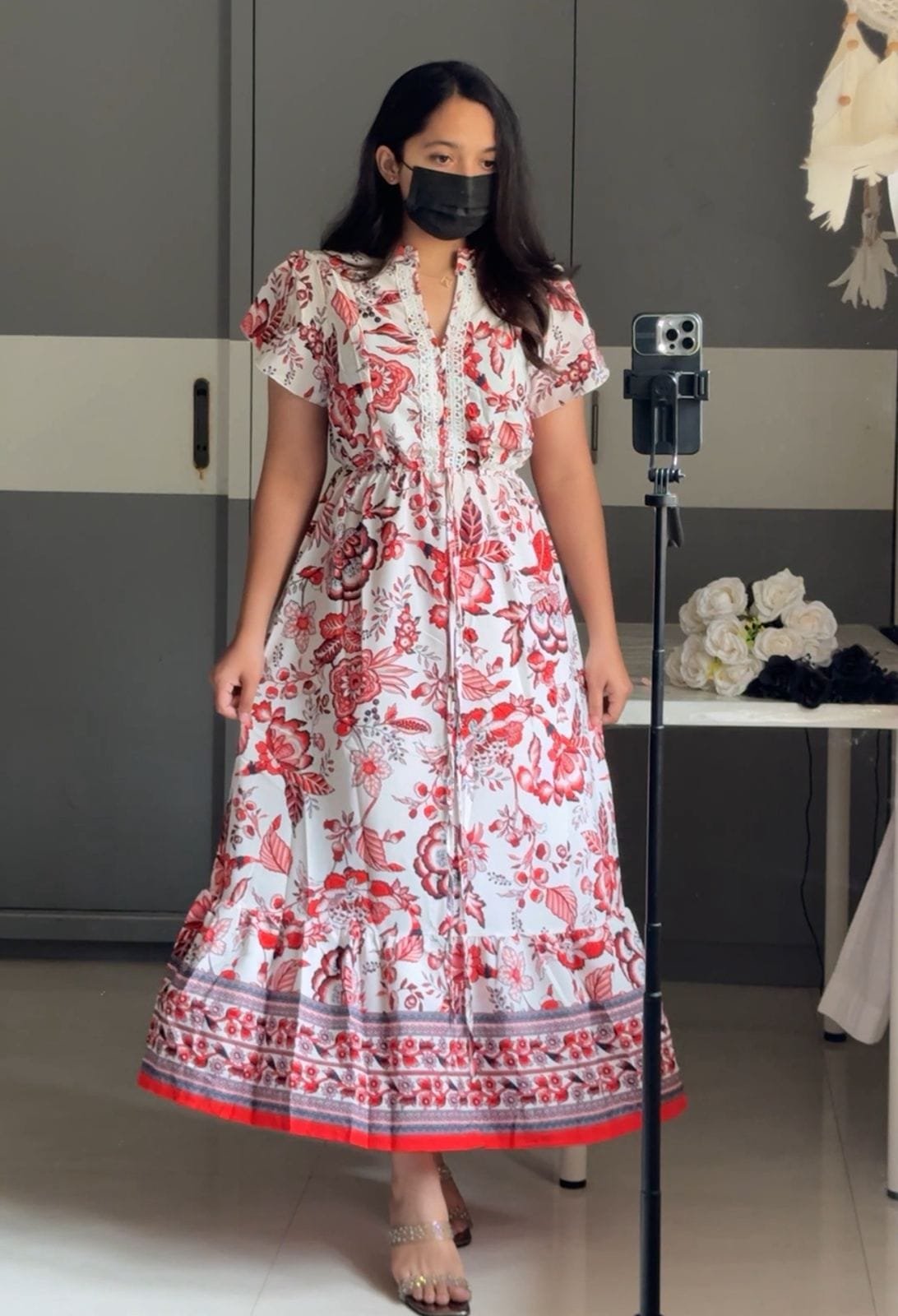 Natali Floral Printed Dress image 2