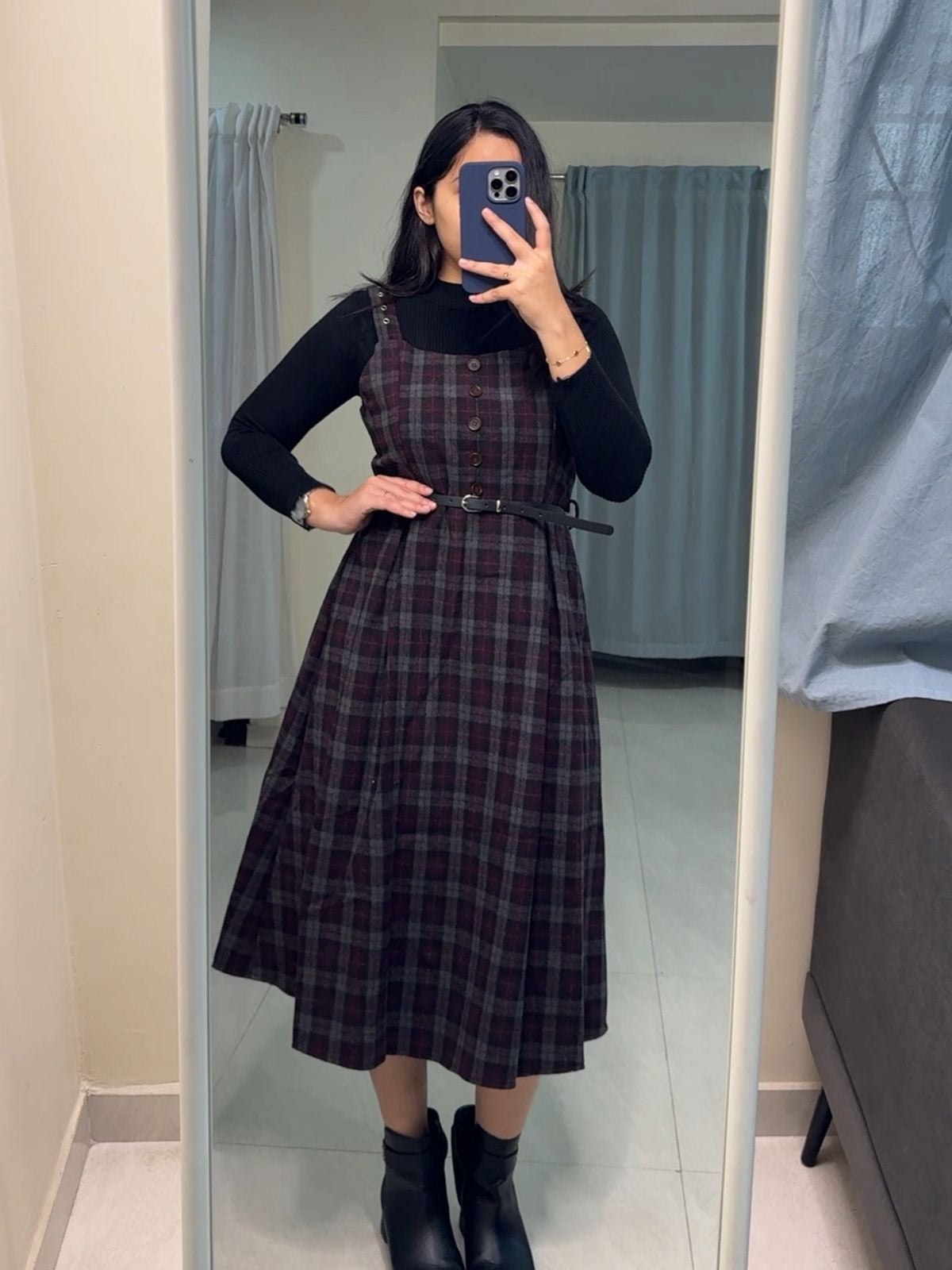 Millie Checkered Knit Set