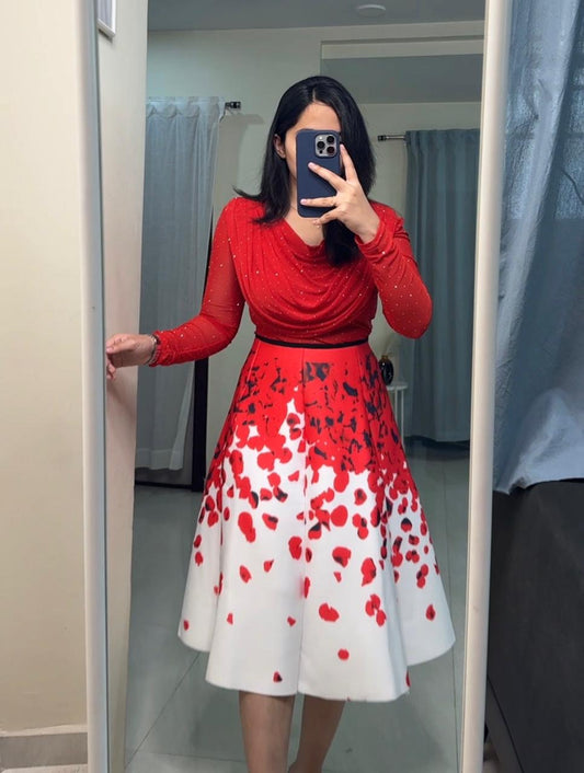 Smiti Printed Foam Skirts