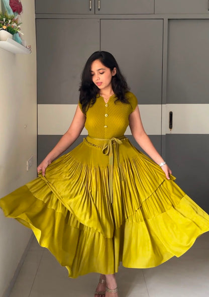 Guna Exclusive Pleated Dress