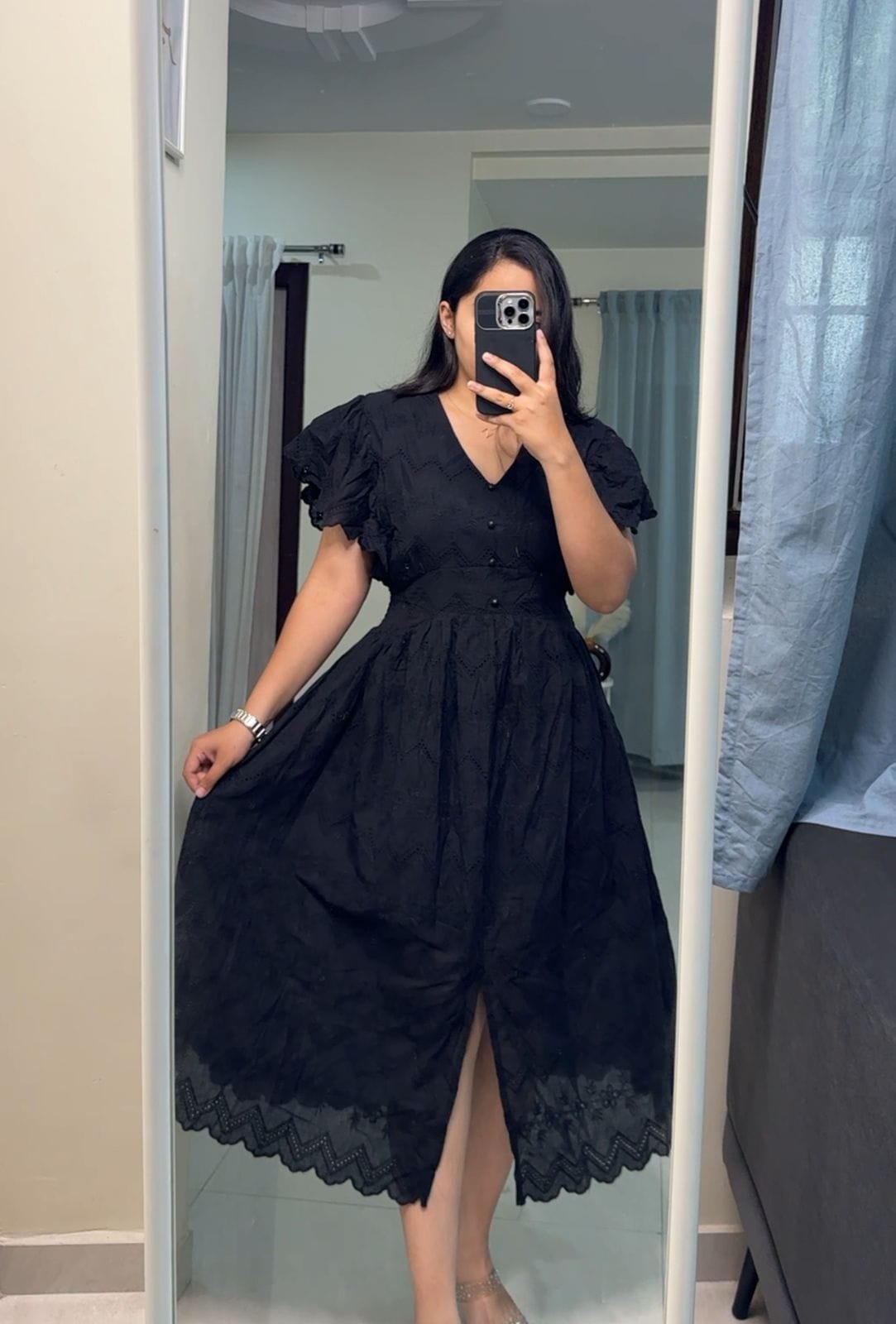 Cole A-line Cotton Dress image 1