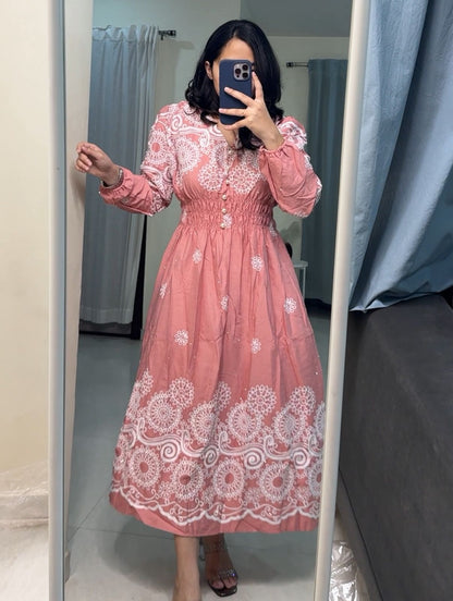 Niya Embroidered Dress