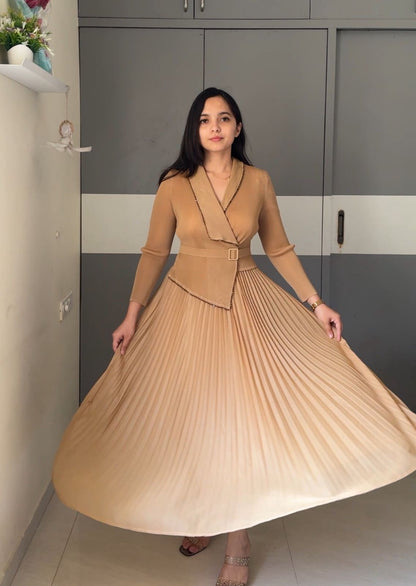 Riva Exclusive Pleated Dress
