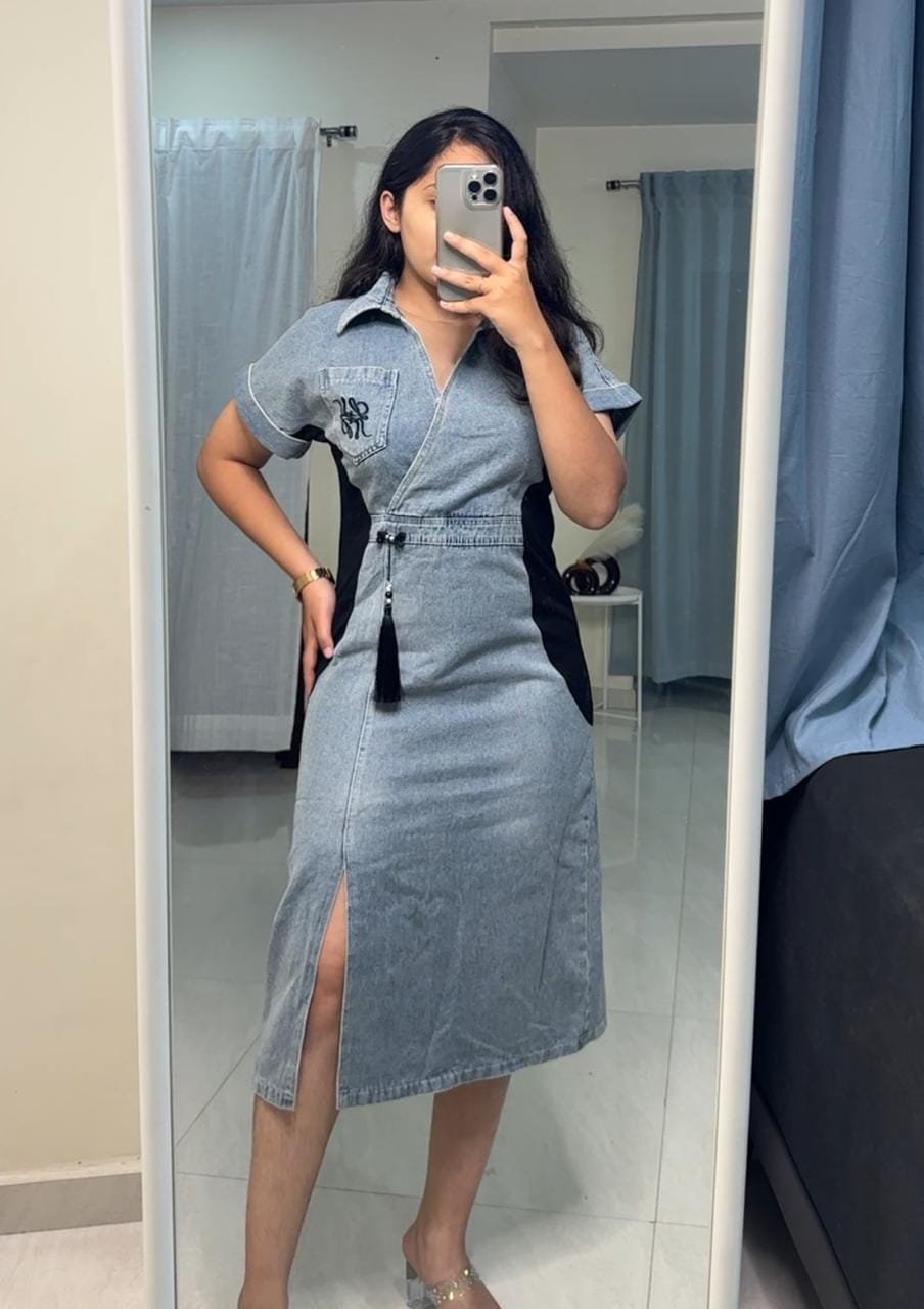 Misty Denim Dress image 1
