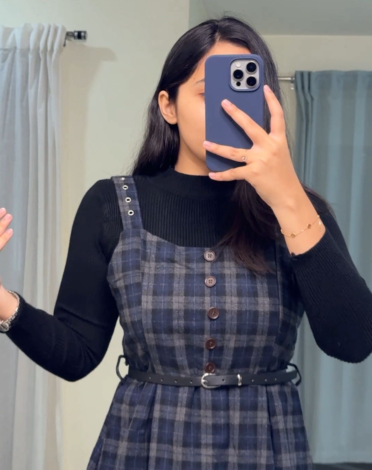 Millie Checkered Knit Set