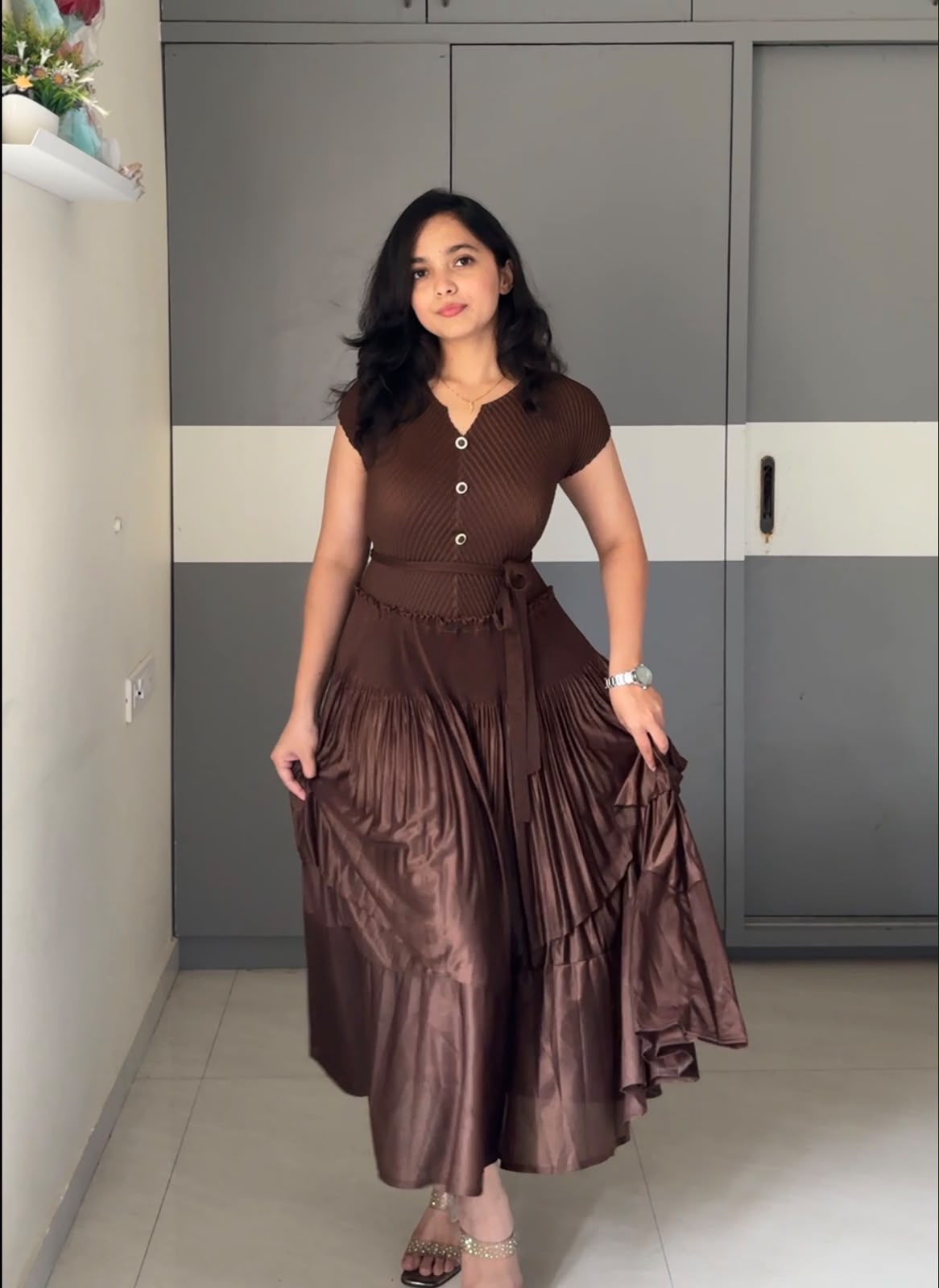 Guna Exclusive Pleated Dress