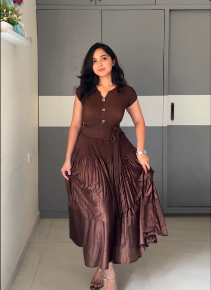 Guna Exclusive Pleated Dress