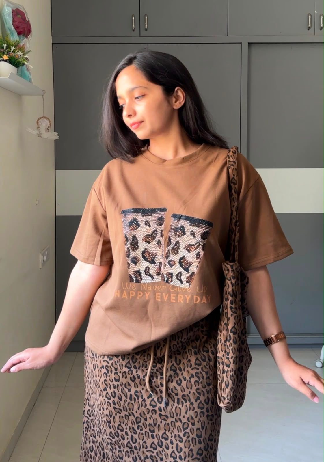Lea Cheetah Printed 3-Piece Set