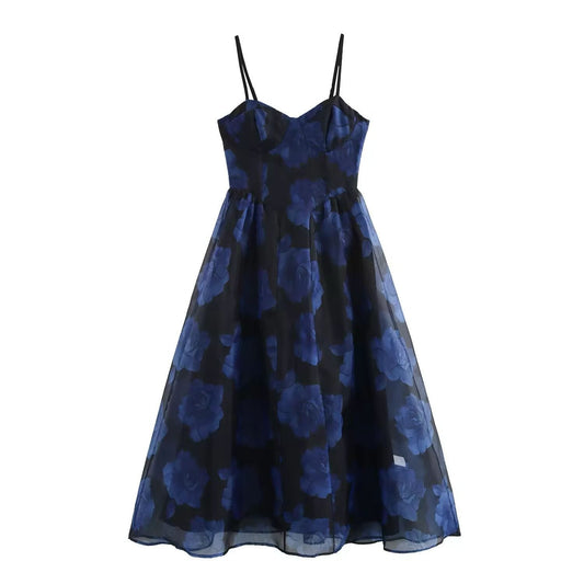 Macy Organza Floral Dress image 0