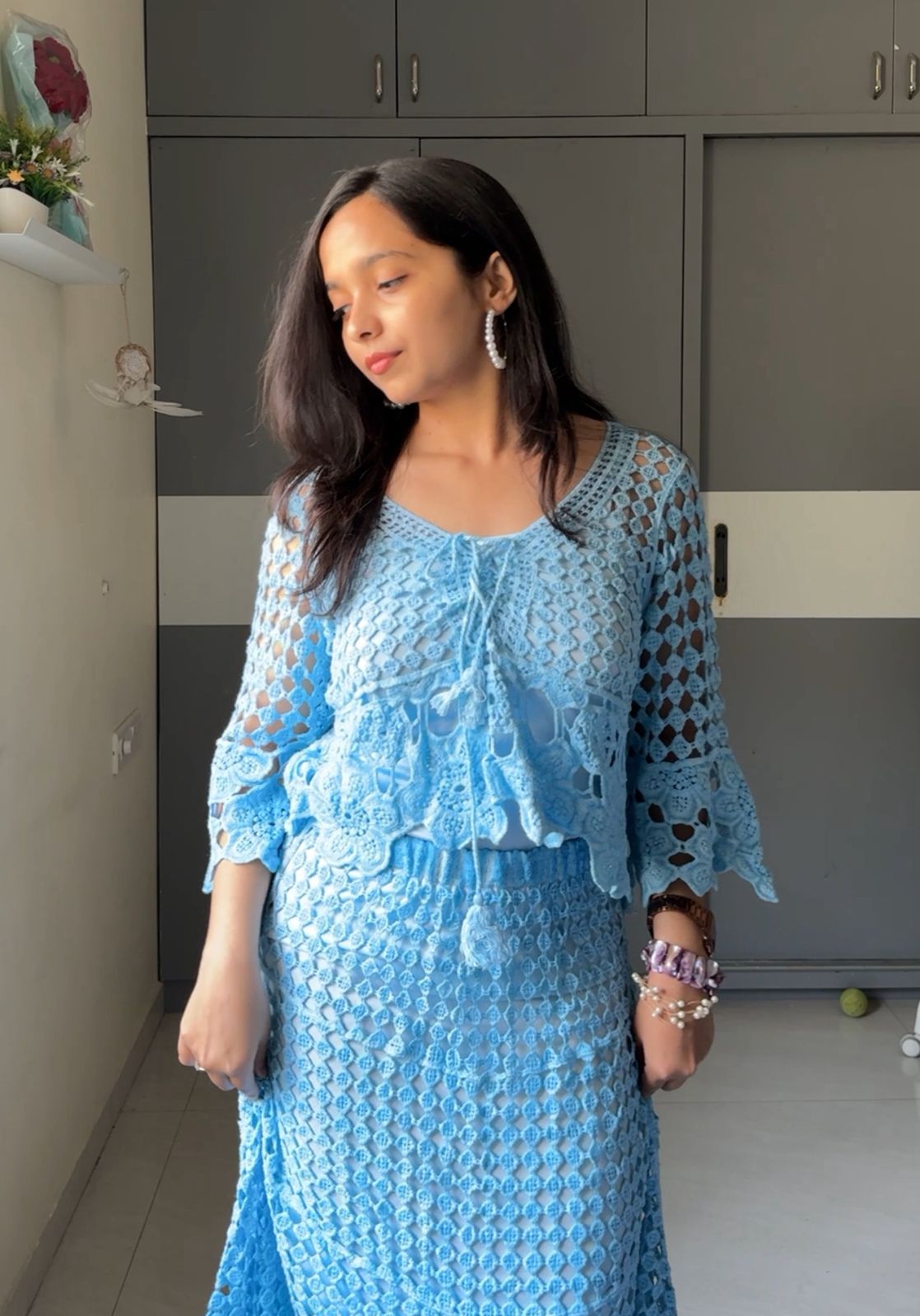 Lily Crochet Three Piece Set