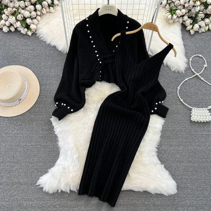 Zaira Knitted Co-Ords - Black image