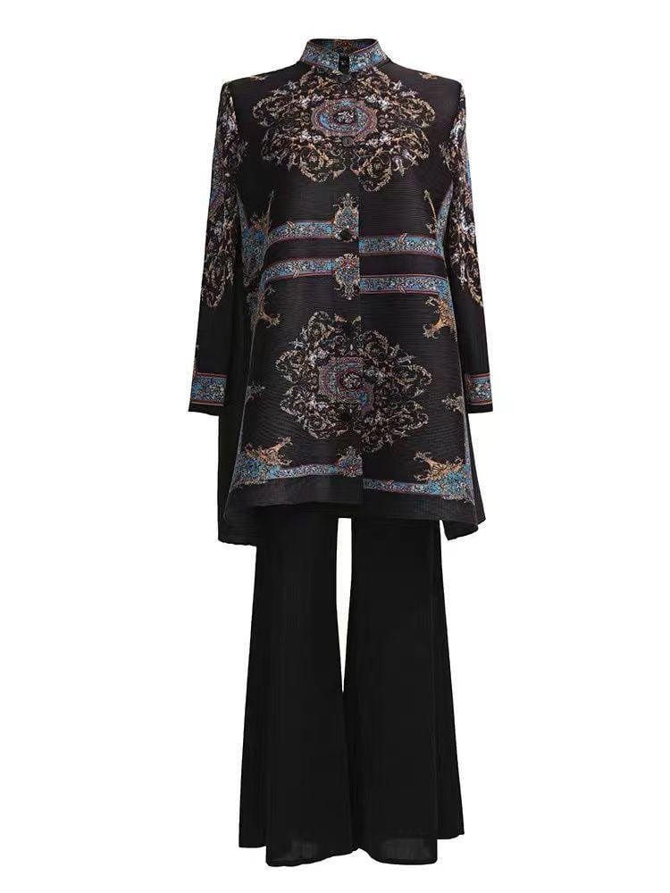 Iris Exclusive Pleated Co-Ords - Black image