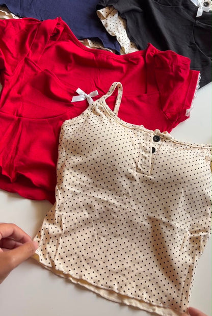 Camy Cotton Top Set