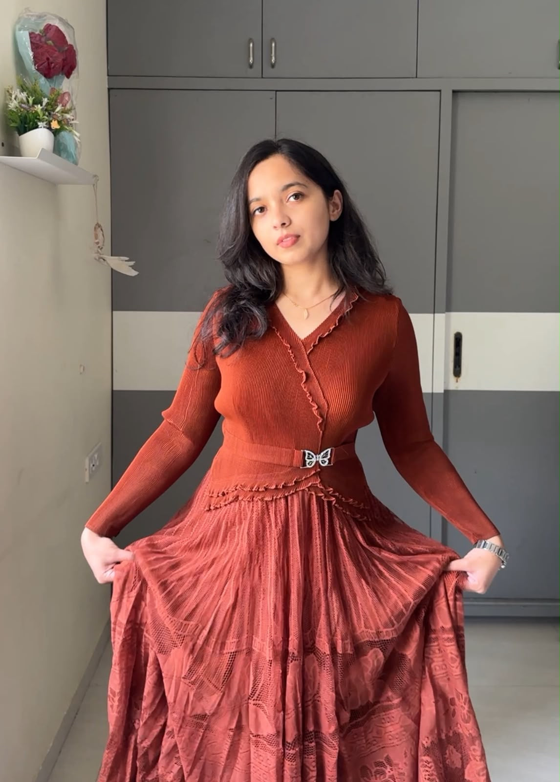 Kimi Exclusive Pleated Dress