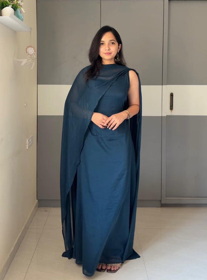 Ruhi Cape Dress